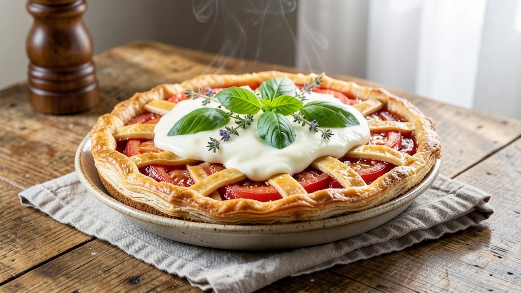 4th of May Tomato Pie Recipe: British Bakewell-Style Tart with Tangy Tomato Filling