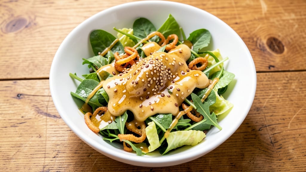 Kewpie Sesame Dressing Salad Recipe: Nutty-Tangy Crunch in Every Bite