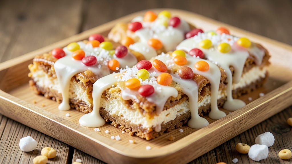 Rice Krispie Treats Recipe Using Fruity Pebbles: Colorful Crunch With Gooey Vanilla Magic