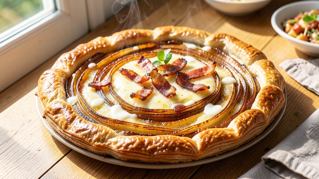 Alsatian Onion Pie Recipe: Caramelized Layers of Sweet and Savory Magic