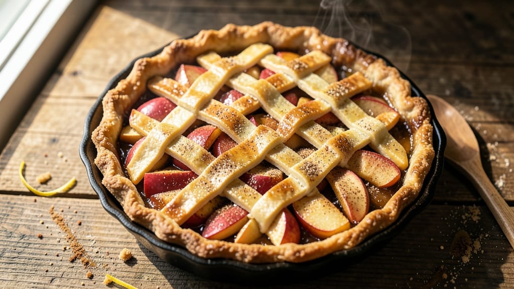 4 And 20 Blackbirds Apple Pie Recipe: Classic Spice and Cinnamon-Sugar Topping