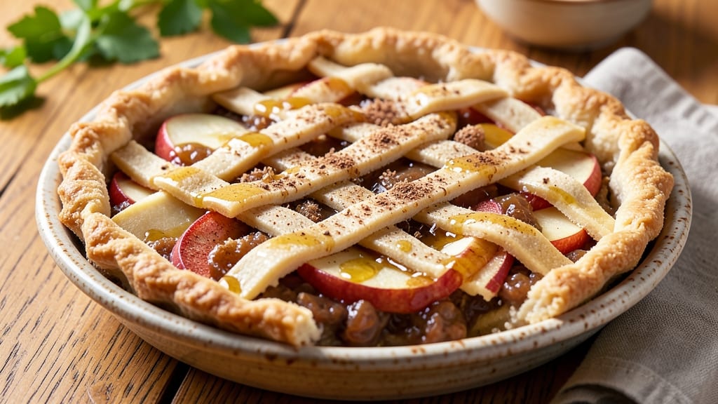 Raw Vegan Apple Pie Recipe: Flaky Crust-Free Crunch With Spiced Filling