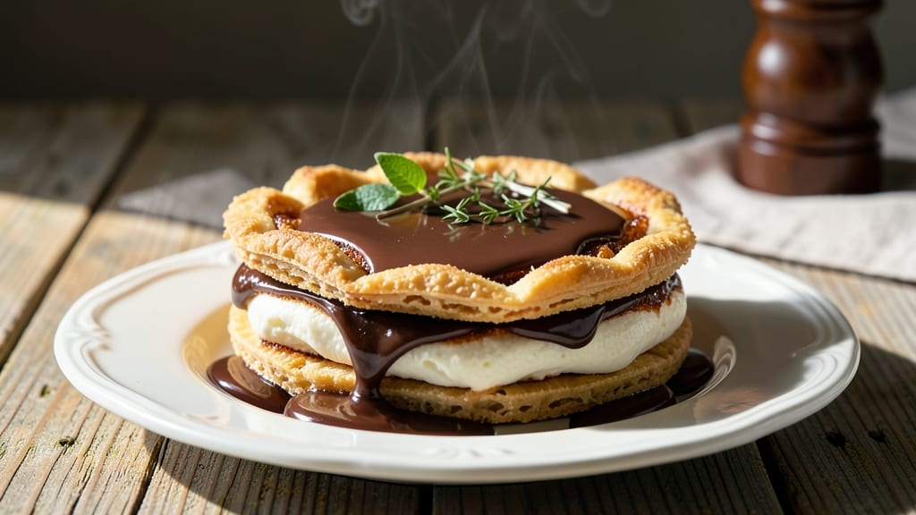 Amish Moon Pie Recipe: Buttery Crust Hugging Warm Vanilla-Caramel Filling