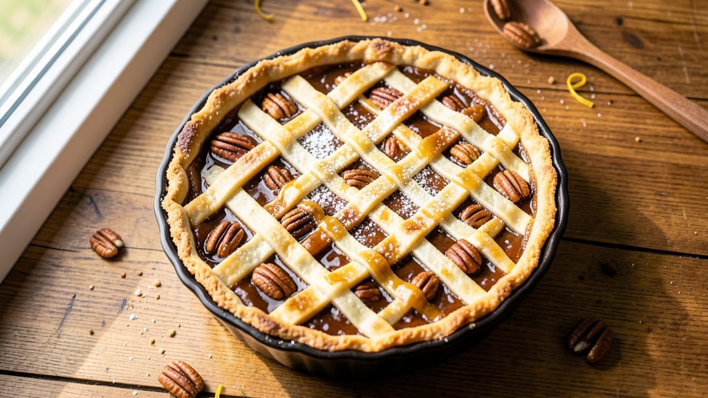 300-Year-Old Pecan Pie Recipe: Buttery Crust and Caramelized Nut Perfection