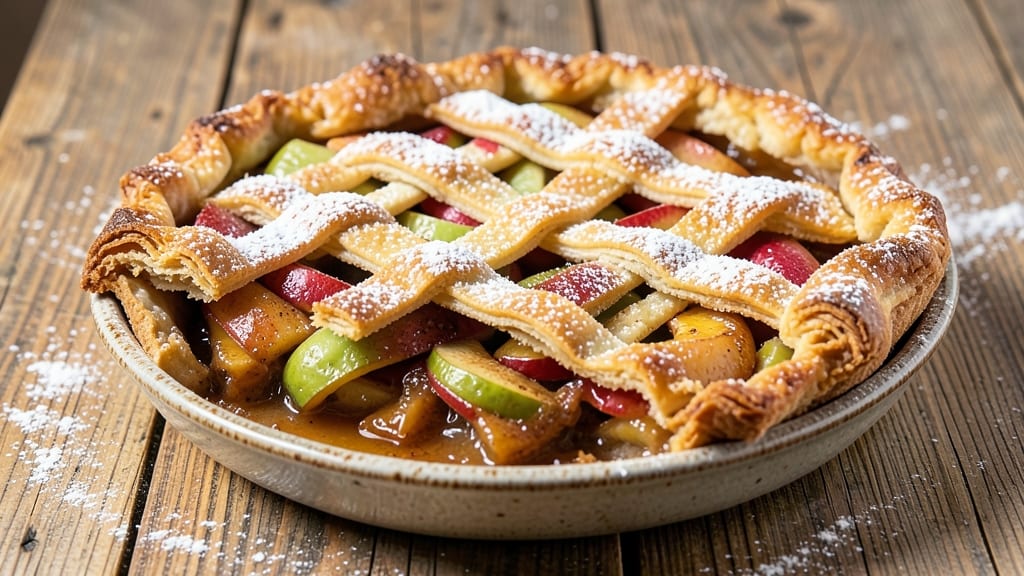 Sour Apple Pie Recipe: Zesty Tartness with Buttery Lattice Crust