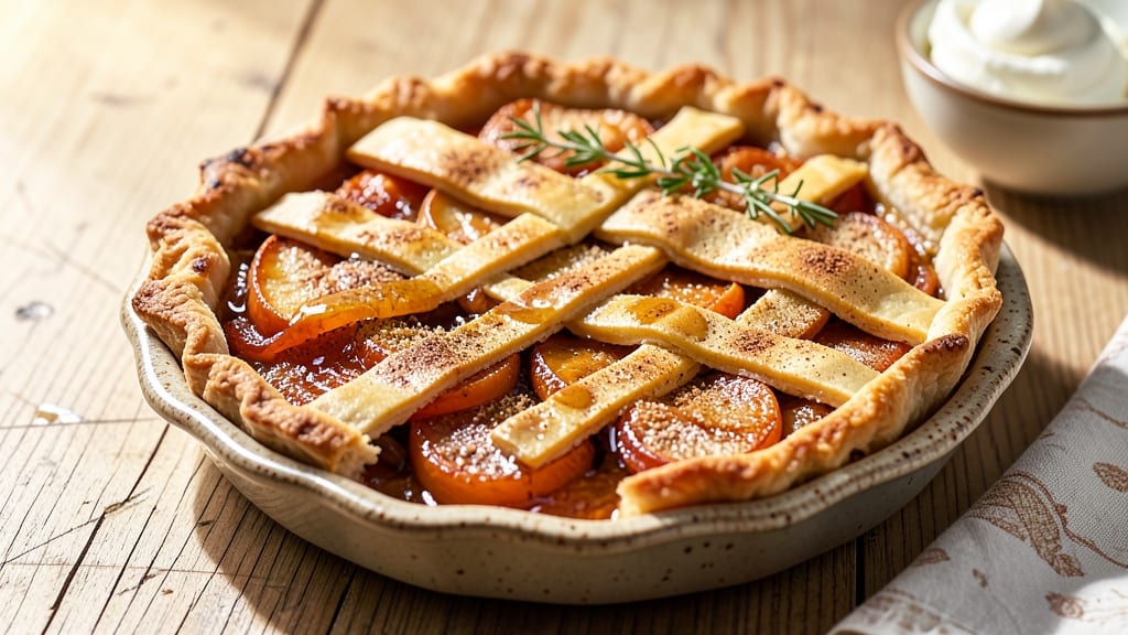 Apple Persimmon Pie Recipe: Autumn Spice Harmony in One Bite