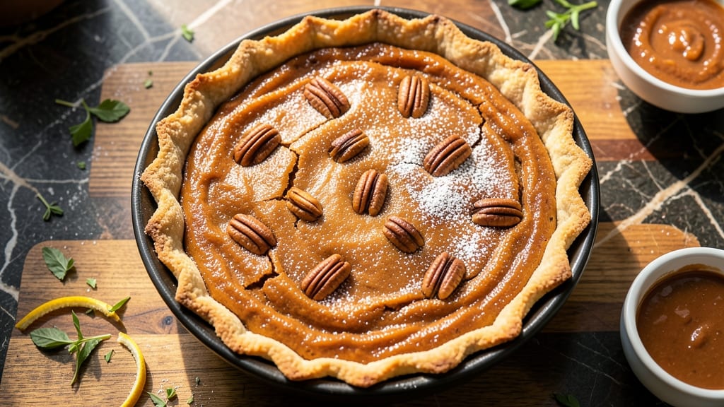 Southern Sweet Potato Pie Recipe With Brown Sugar: Molten Caramelized Centers and Spiced Crust Crunch