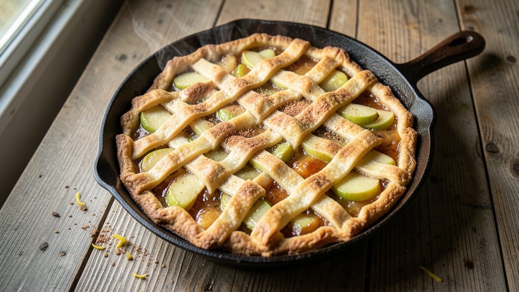 Apple Pan Apple Pie Recipe: Warm Spiced Filling With Foil-Sealed Crust