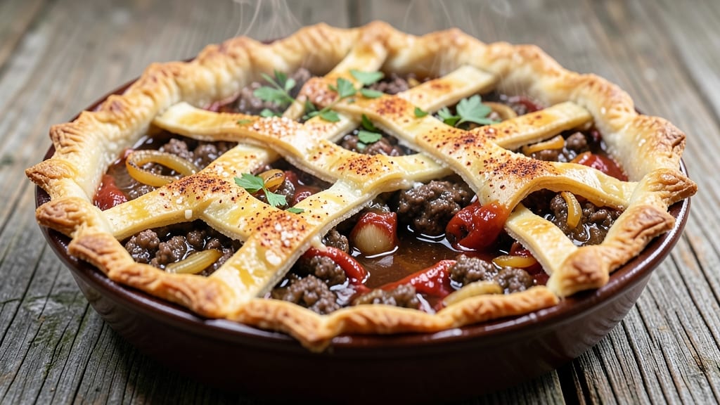 Sloppy Pot Pie Recipe: Savory Gravy and Crispy Top in One Dish