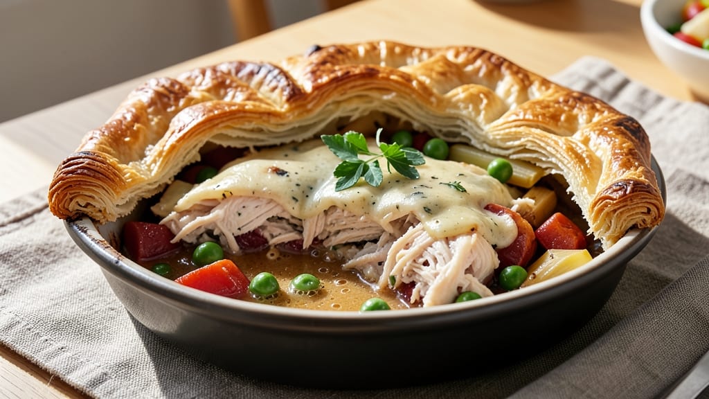Pot Pie Recipe Using Puff Pastry: Golden Crust, Savory Gravy Harmony
