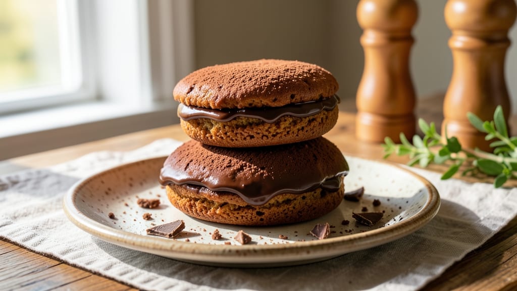 Amish Chocolate Whoopie Pies Recipe: Double-Layered Joy With Nutty Crunch