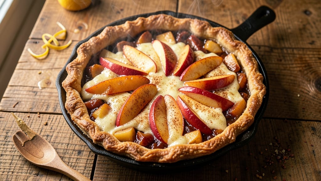Sizzling Apple Pie Recipe: Caramelized Filling With Foil-Sealed Crust Brilliance