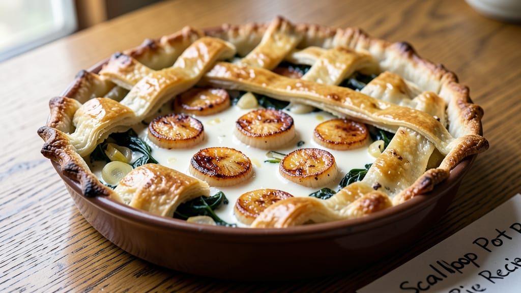 Scallop Pot Pie Recipe: Buttery Crust Over Luxe Seafood Gravy