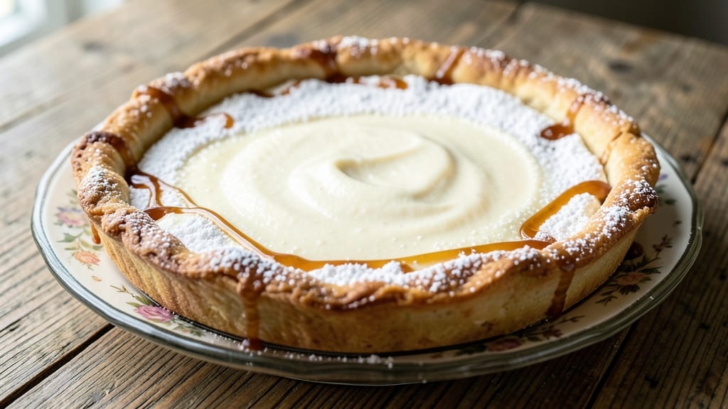 Mrs Wicks' Sugar Cream Pie Recipe: Vanilla Cloud Filling in Buttery Crust