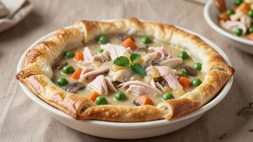 9-Inch Chicken Pot Pie Recipe: Foil-Sealed Gravy Magic for Crispy Crust