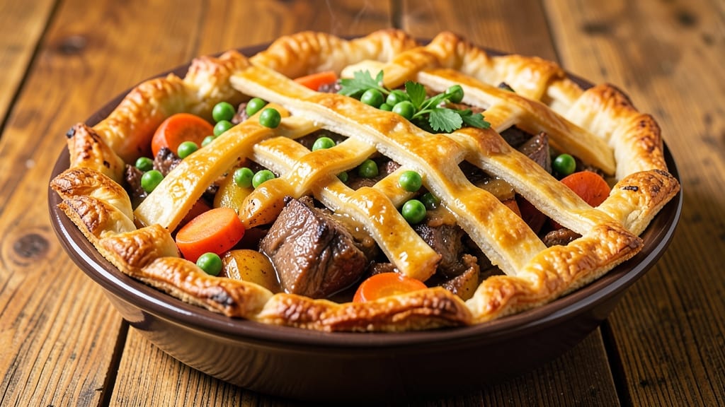 Slow Cooker Beef Pot Pie Recipe: Juicy Beef and Veggie Harmony in One Dish