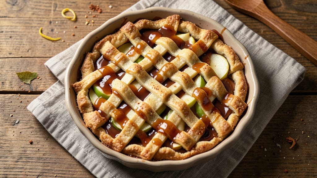 4 and 20 Blackbirds Salted Caramel Apple Pie Recipe: Deep Spiced Crust and Molten Caramel Fusion