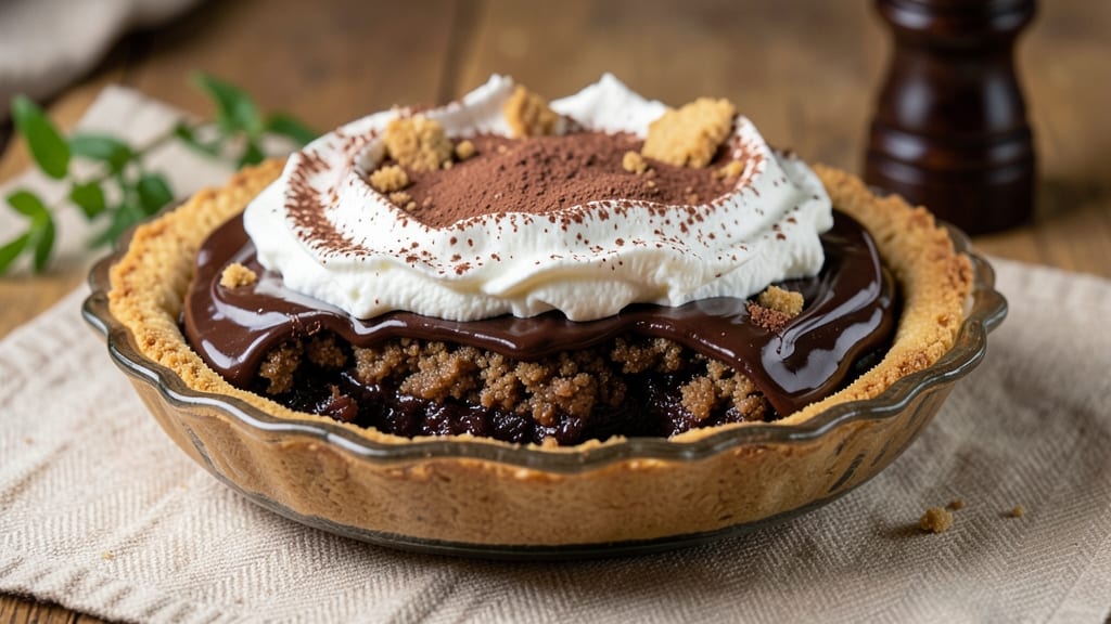 American Mud Pie Recipe: Crunchy Cereal Crown Over Gooey Chocolate Clouds