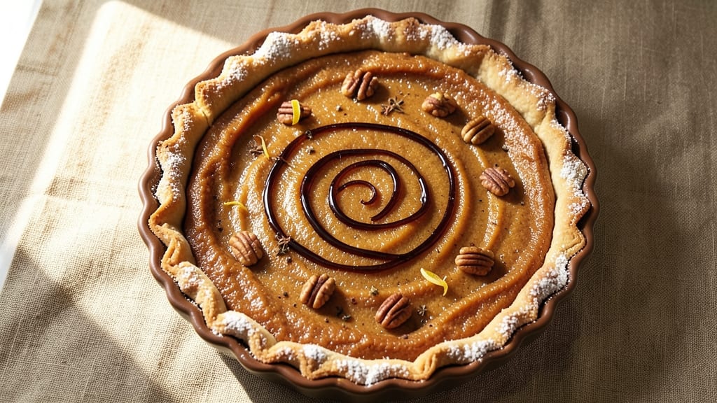 Rum Sweet Potato Pie Recipe: Spiced Rum Infusion With Foil-Sealed Crust