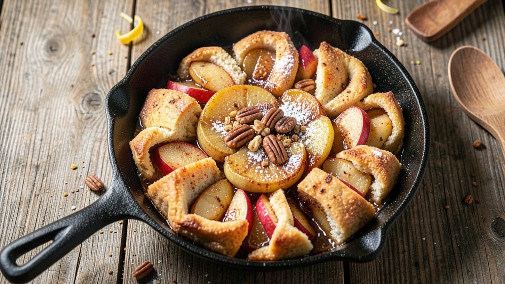 Skillet Apple Pie Biscuits Recipe: Buttery Crust Meets Warm Spiced Apple Filling