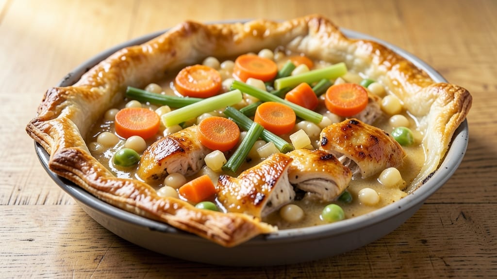 Chicken Pot Pie Recipe 13x9 Pan: One-Pan Golden Crust, No-Fuss Flavor