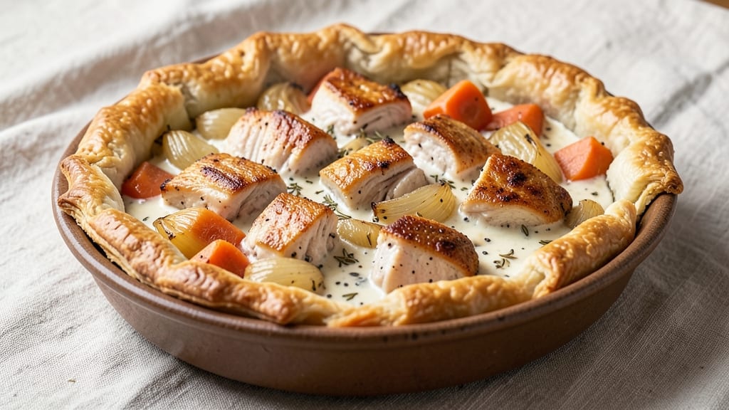 Ryan's Chicken Pot Pie Recipe: Flaky Lattice Crust Over Savory Gravy Heaven