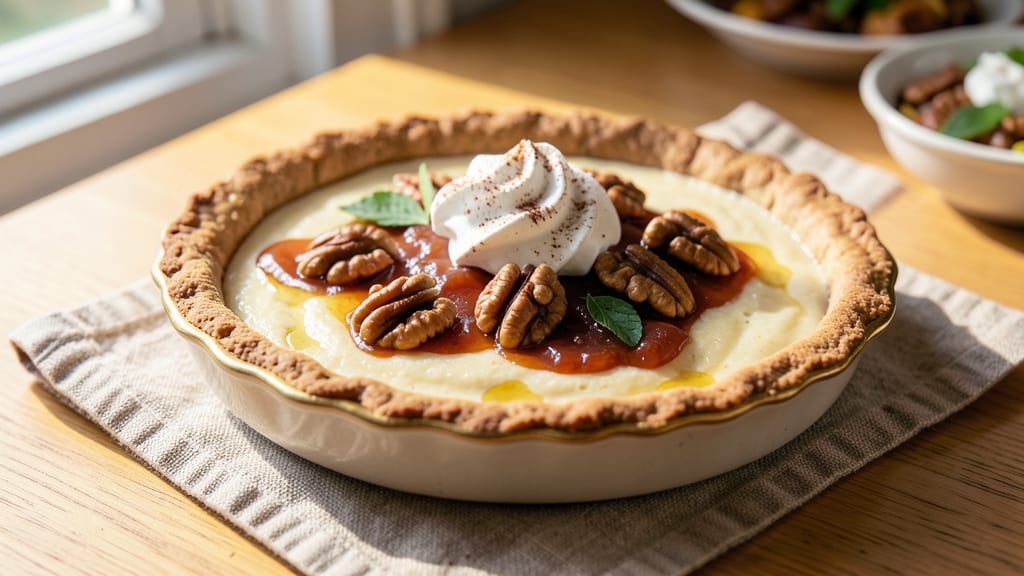 Raw Vegan Pie Recipe: Nutty Crunch and Caramelized Date Filling Bliss