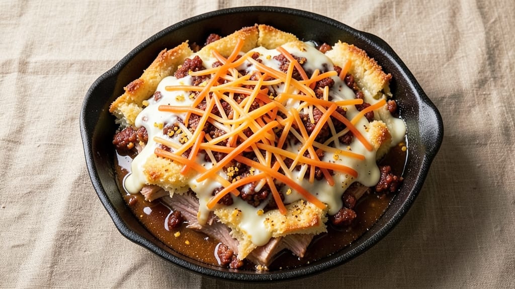 Pork Tamale Pie Recipe: Savory Cornbread Crust Meets Spiced Pork Filling