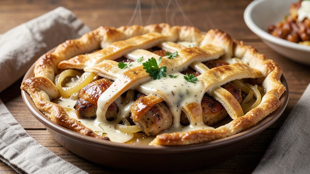 Sidewinders Chicken Pot Pie Recipe: Crispy Lattice Top Over Savory Gravy Heaven