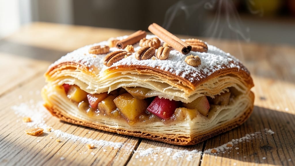 Apple Pie Danish Recipe: Twice-Baked Pastry With Caramelized Apple Layers