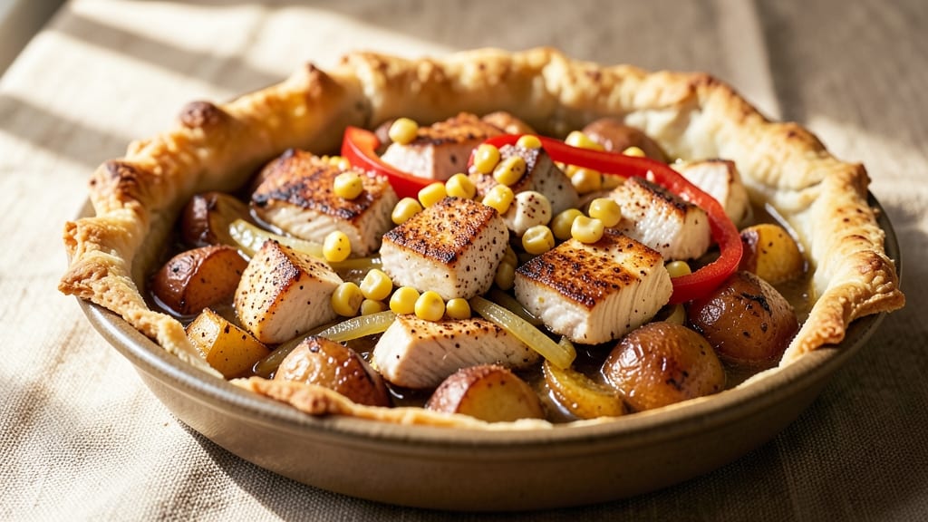 Southwest Chicken Pot Pie Recipe: Smoky Chipotle Mashed Potato Crust Magic