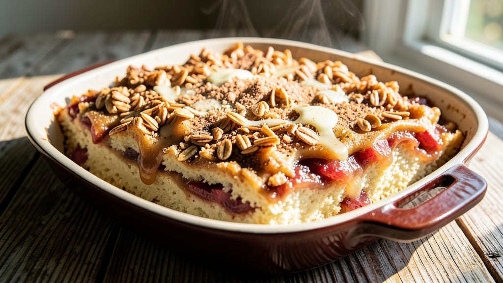 Apple Crisp Recipe With Cake Mix and Pie Filling: Two-Ingredient Crunch Over Melty Filling