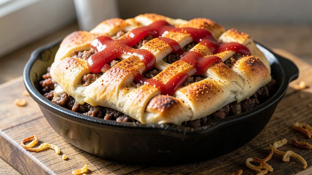 Angry Grandpa's Hamburger Pie Recipe: Meaty Layers With Foil-Sealed Crust Brilliance