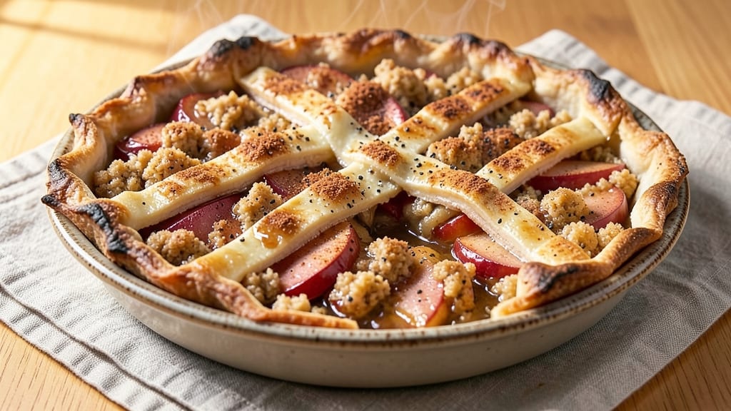 Spicy Apple Pie Recipe: Cinnamon-Kick Filling with Crispy Lattice Crunch