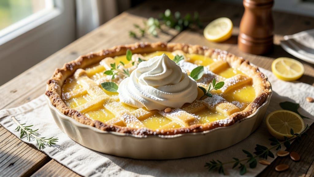 Amish Lemon Pie Recipe: Zesty Crust and Tangy Filling Balance