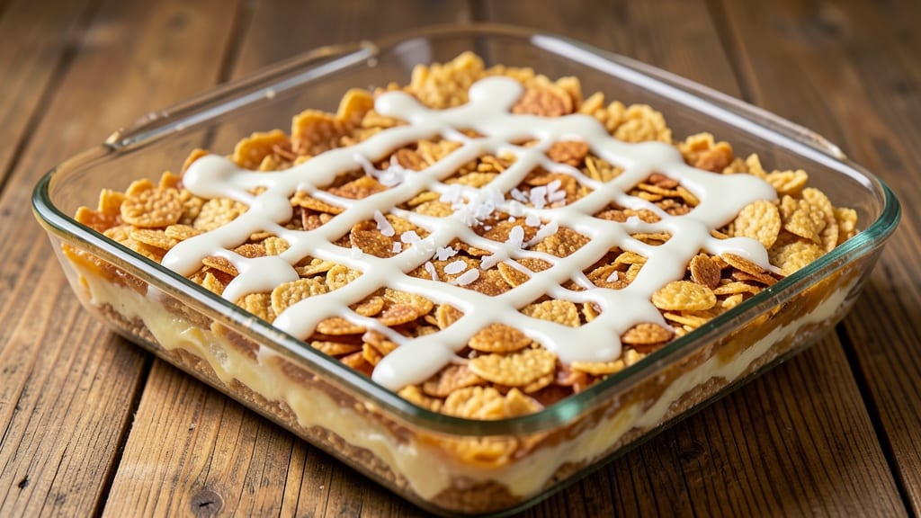 Rice Krispie Treats Recipe with Corn Flakes: Crunchy Cluster Twist in One Bowl