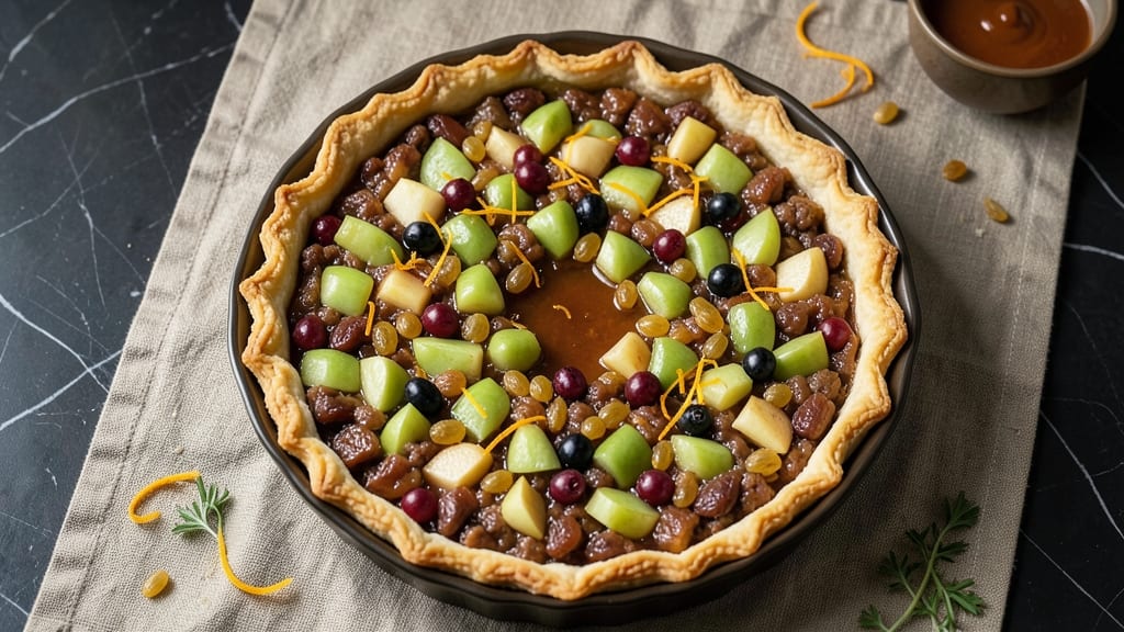 All-Fruit Mincemeat Pie Recipe: Spiced Winter Comfort with Buttery Crust