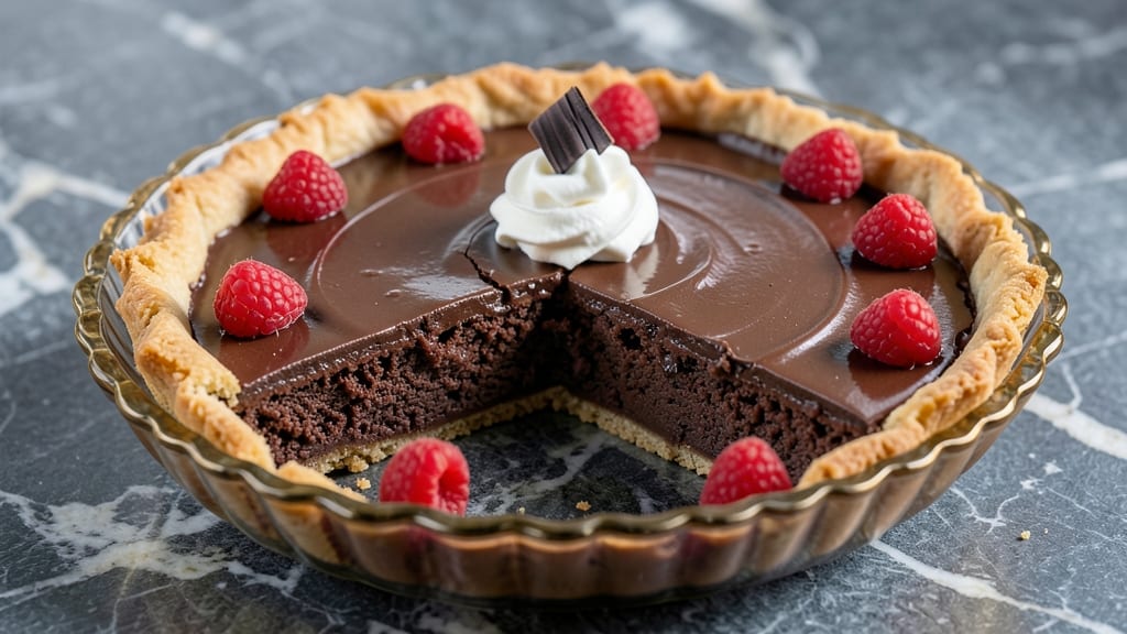 5 Star Chocolate Pie Recipe: Fudgy Crust and Silky Ganache Center