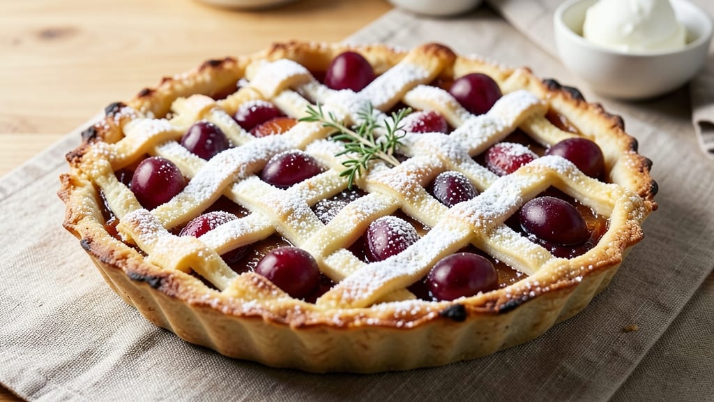 Alton Brown's Grape Pie Recipe: Foolproof Lattice Crust With Bursting Fruit
