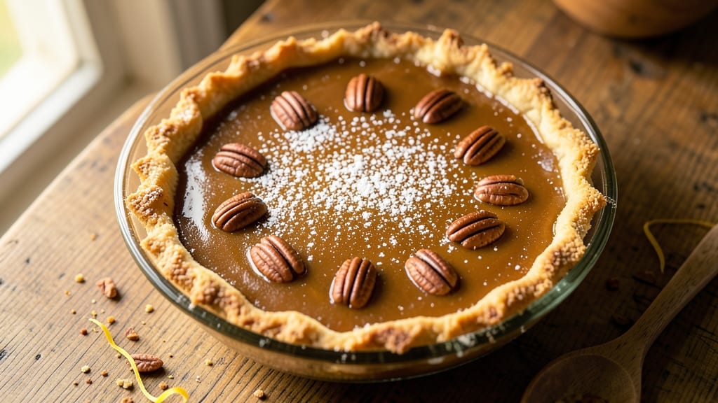 Agave Pecan Pie Recipe: Caramelized Pecans and Gooey Syrup Magic