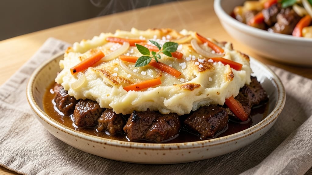 Shepherd's Pie Recipe With Leftover Roast: Mashed Potato Crust Over Savory Meat Harmony