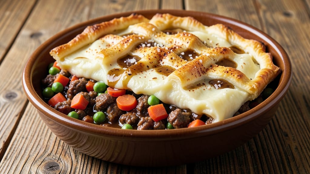 A1 Shepherd's Pie Recipe: Mashed Potato Crust Over Savory Meat Filling