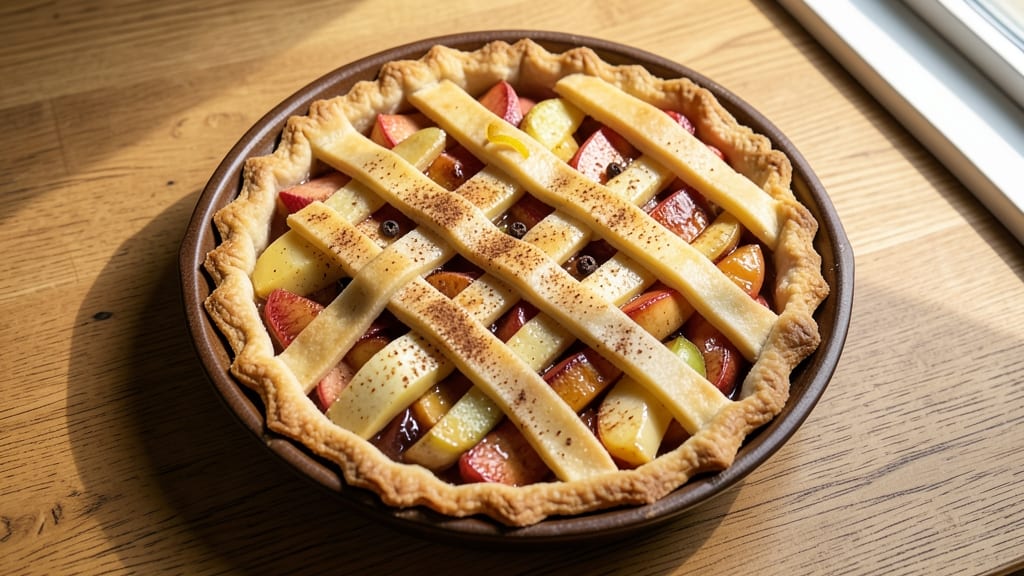 Standard Apple Pie Recipe: Classic Lattice Crust and Spiced Filling Harmony