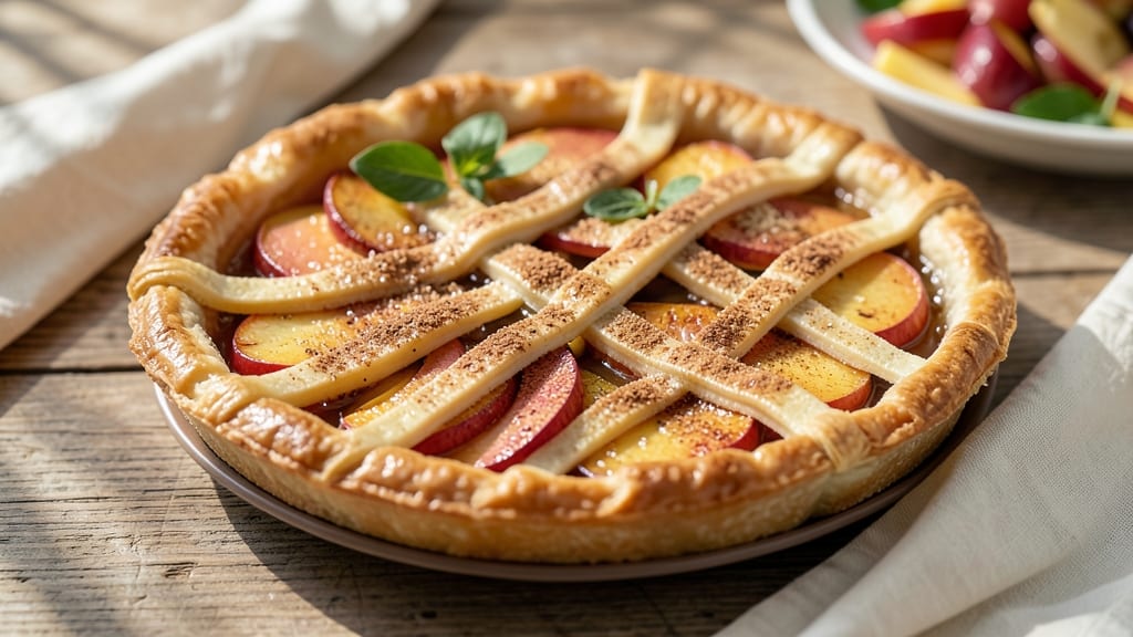 Apple and Cinnamon Pie Recipe UK: British Bakehouse Crust With Spiced Filling