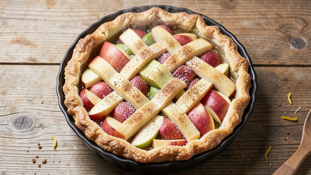 Pillsbury Homemade Apple Pie Recipe: Crispy Lattice Top With Spiced Filling