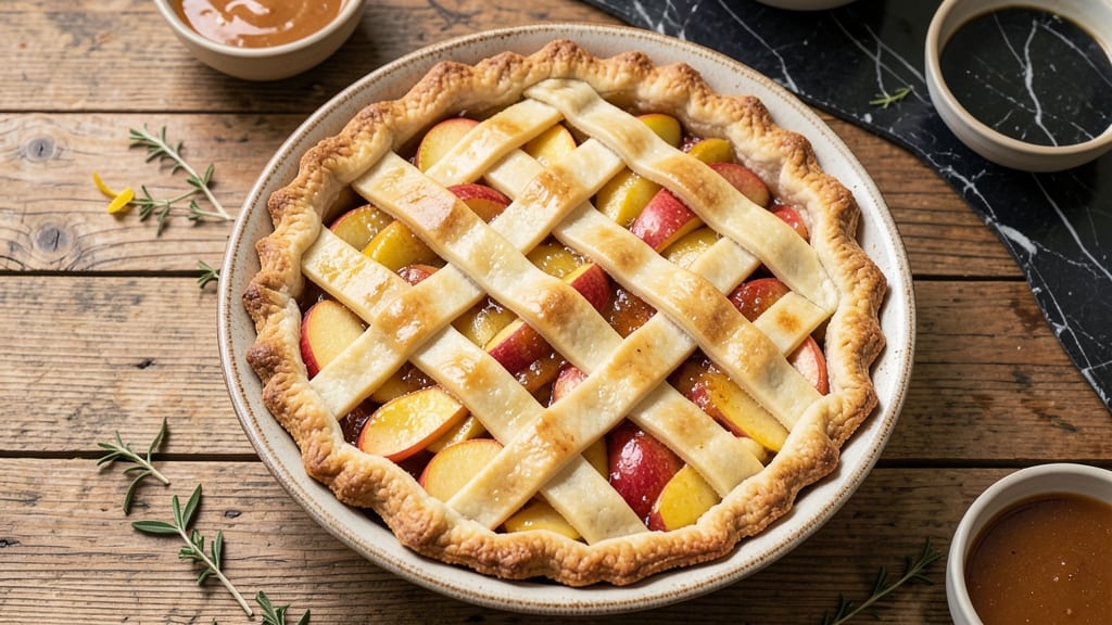 Search Apple Pie Recipe: Flaky Lattice Crust With Spiced Filling Magic