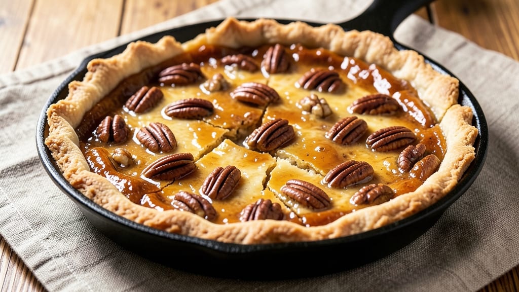 9-Inch Deep Dish Pecan Pie Recipe: Nutty Crunch Meets Caramelized Vanilla Bliss