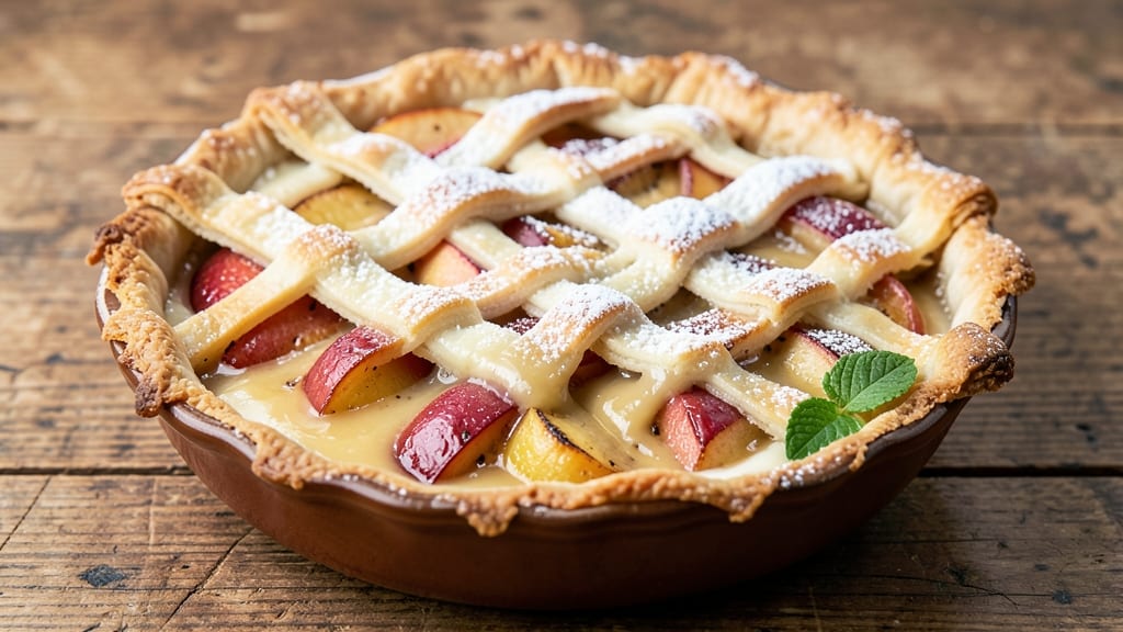 Prue Leith's Apple Pie Recipe: Golden Lattice Crust With Spiced Filling