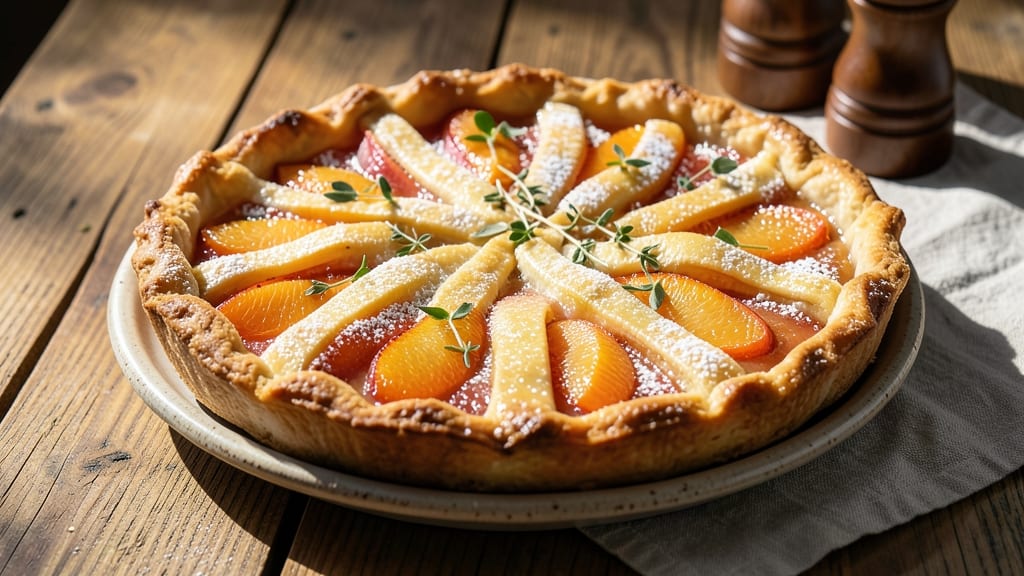 10 Inch Peach Pie Recipe: Juicy Fruit Filling in Homemade Lattice Crust