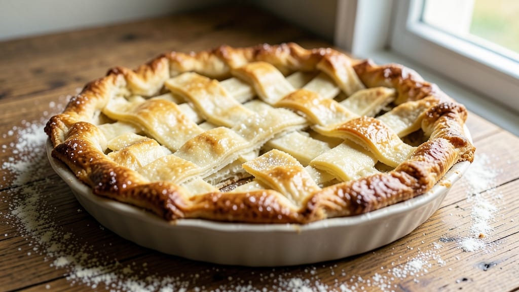 9-Inch Apple Pie Crust Recipe: Golden Lattice Layers That Stay Perfect All Night